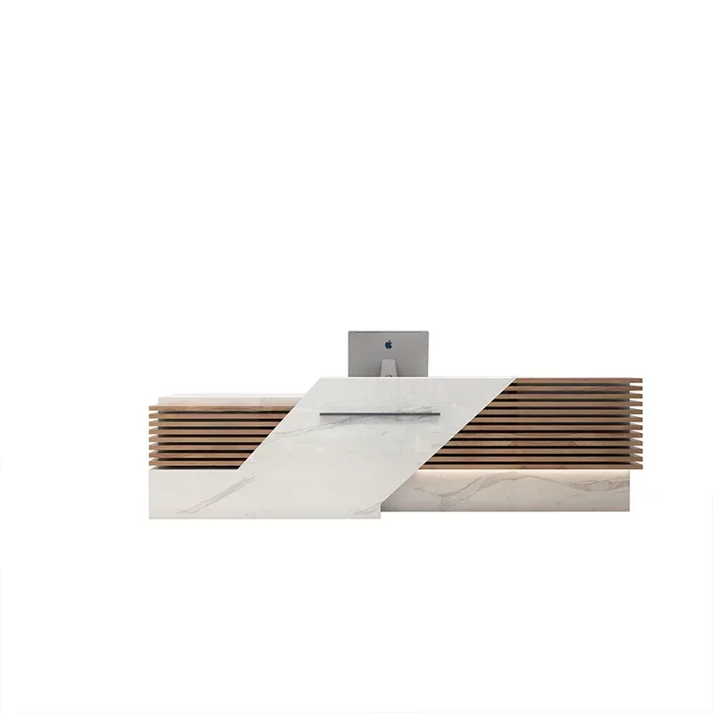 Modern Spa Counter Reception Desk Cashier Coffee Vanity Display Reception Desk Retail Escritorios De Ordenador Furniture WJ15XP
Modern Spa Counter Reception Desk Cashier Coffee Vanity Display Reception Desk Retail Escritorios De Ordenador Furniture WJ15XP