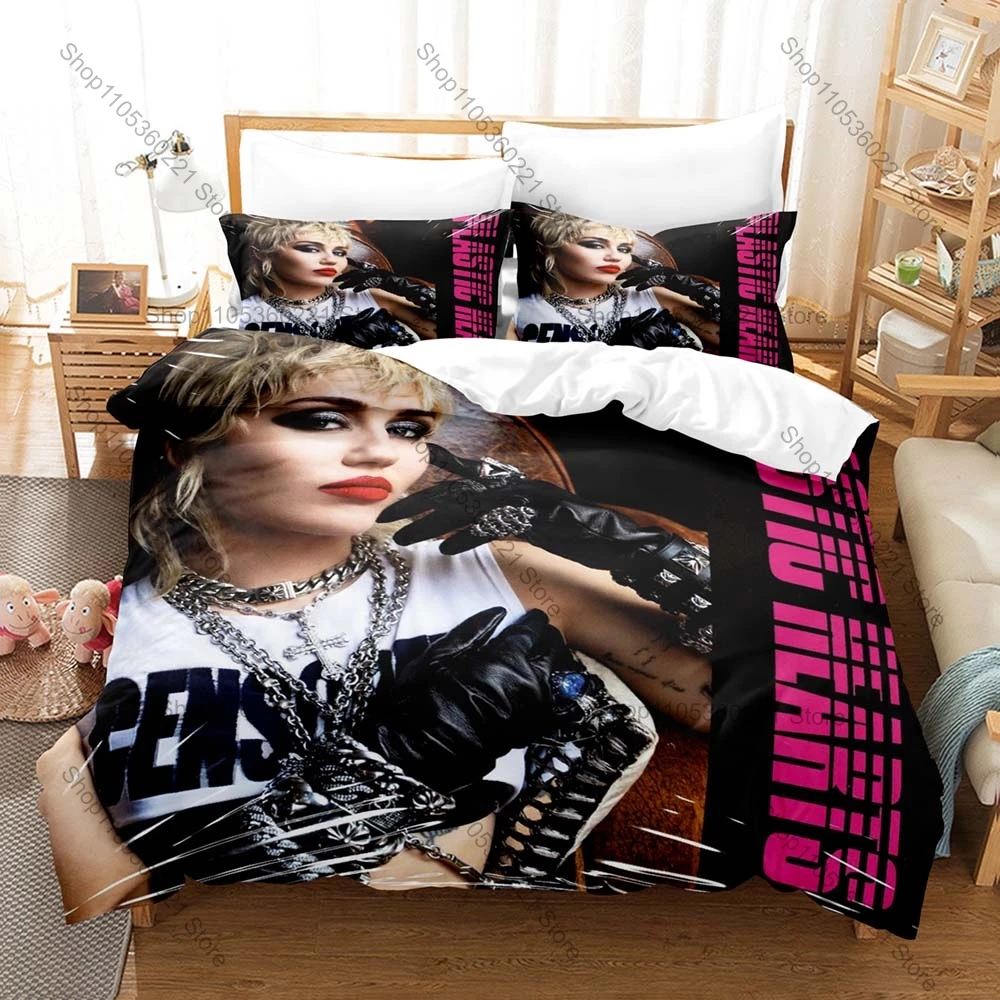 Miley Cyrus Something Beautiful Bedding Set, Duvet Cover & 2 Pillowcases, Glamorous Pop Singer Pattern Breathable Fabric
Miley Cyrus Something Beautiful Bedding Set, Duvet Cover & 2 Pillowcases, Glamorous Pop Singer Pattern Breathable Fabric