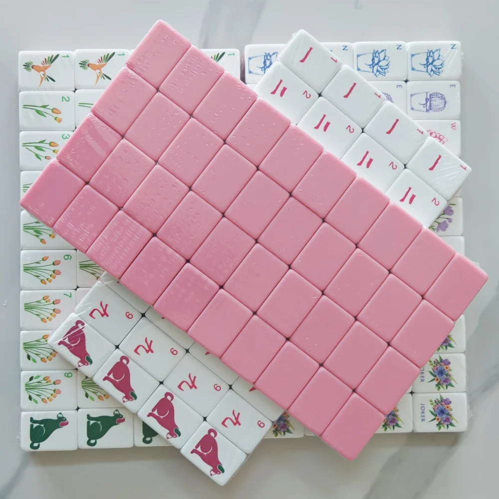 Luxury Acrylic Pink Mahjong Tiles Custom Engraved American Mahjong Game Set Travel Mah Jongg Sets Home Entertainment Board Games
Luxury Acrylic Pink Mahjong Tiles Custom Engraved American Mahjong Game Set Travel Mah Jongg Sets Home Entertainment Board Games