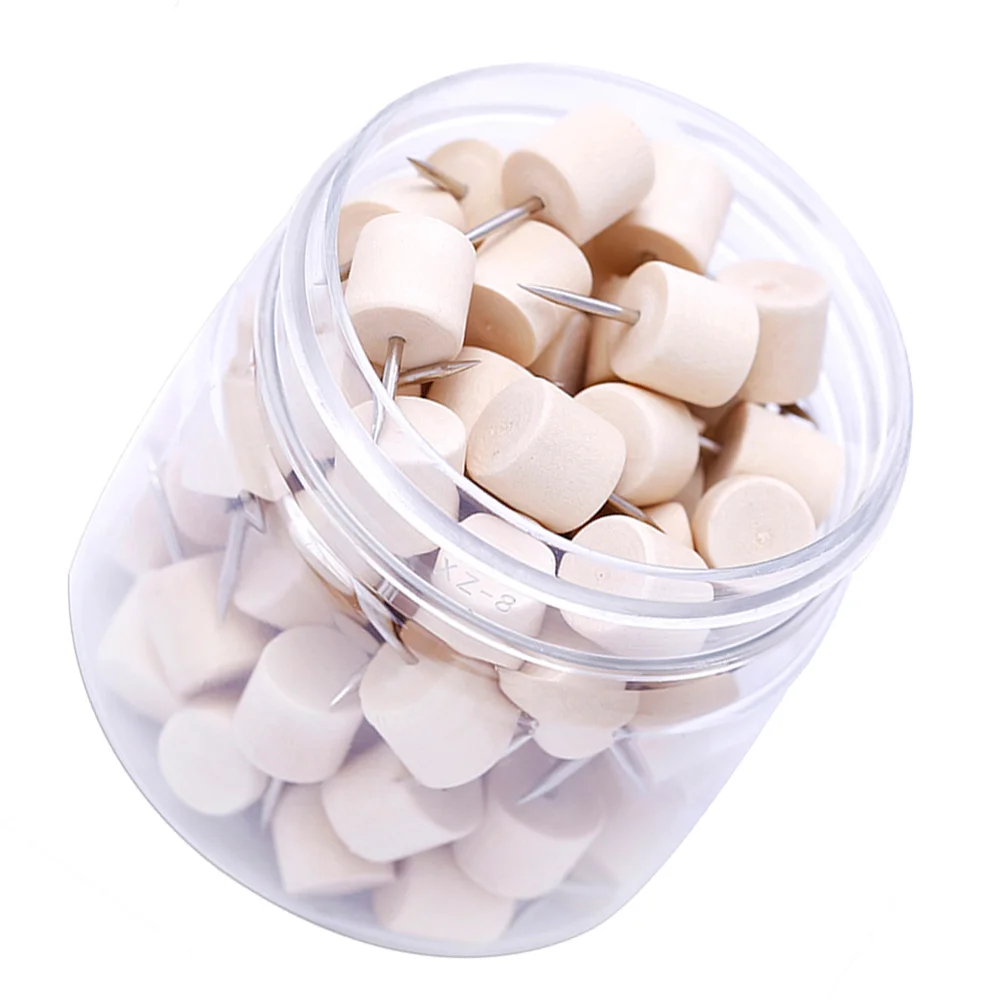 80pcs Wood Head Push Pins Metal Diy Cylinder Thumbtacks For Cork Board Bulletin Board Home Office School Decoration Map Photo
80pcs Wood Head Push Pins Metal Diy Cylinder Thumbtacks For Cork Board Bulletin Board Home Office School Decoration Map Photo