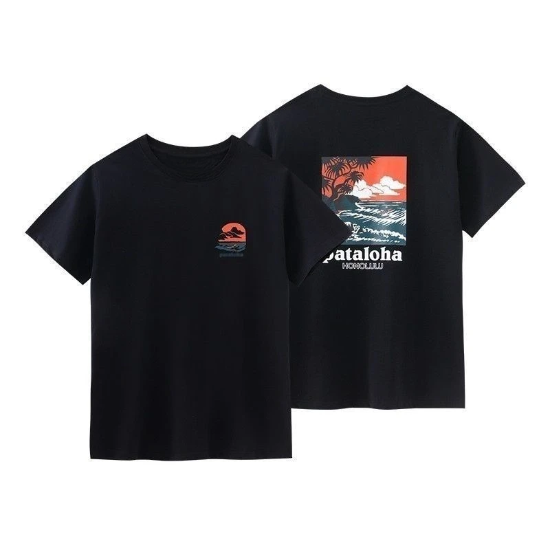 Pat Casual Pure Cotton Simple Trendy Brand Printed Outdoor Loose Short-sleeved T-shirts for Men and Women
Pat Casual Pure Cotton Simple Trendy Brand Printed Outdoor Loose Short-sleeved T-shirts for Men and Women