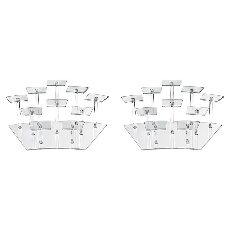 FULL-2X 10 Seats Transparent Acrylic Display Shelf Stands,Desktop Tiered Riser Display Stand For Dessert Stand
FULL-2X 10 Seats Transparent Acrylic Display Shelf Stands,Desktop Tiered Riser Display Stand For Dessert Stand