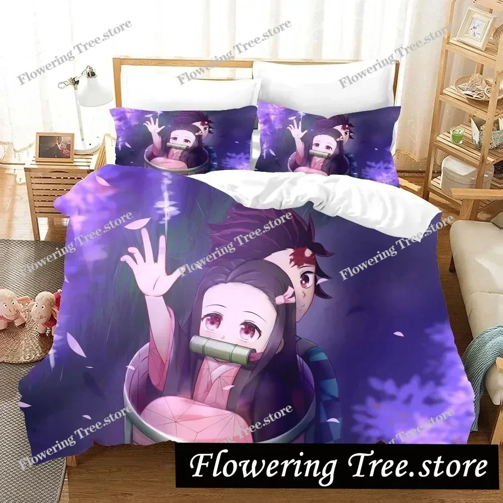 Fashion 3D Print Anime Ghost Killing Blade Bedding Sets Duvetcover Set With Pillowcase Twin Full Queen King Bedclothes Bed Linen
Fashion 3D Print Anime Ghost Killing Blade Bedding Sets Duvetcover Set With Pillowcase Twin Full Queen King Bedclothes Bed Linen