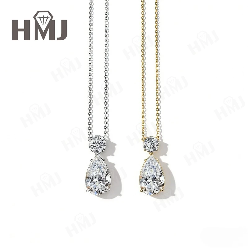 Ожерелье с подвеской из муассанита 8 карат + круглой D, белое золото, желтое золото, серебро 925 пробы, свадебные украшения, юбилей
Ожерелье с подвеской из муассанита 8 карат + круглой D, белое золото, желтое золото, серебро 925 пробы, свадебные украшения, юбилей