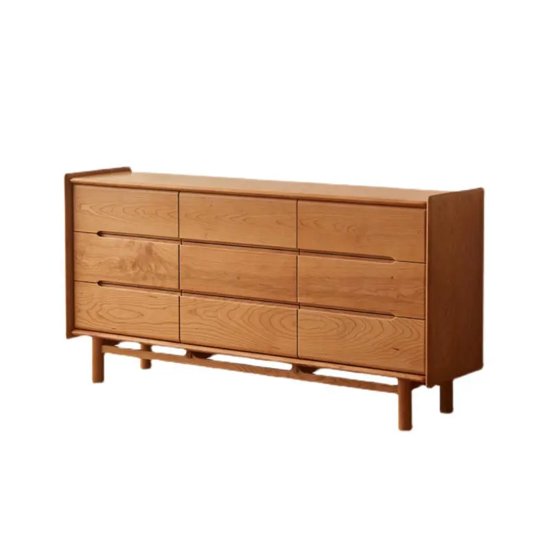 North American cherry wood solid wood nine-chest cabinet, modern simple entrance cabinet, bedroom storage
North American cherry wood solid wood nine-chest cabinet, modern simple entrance cabinet, bedroom storage