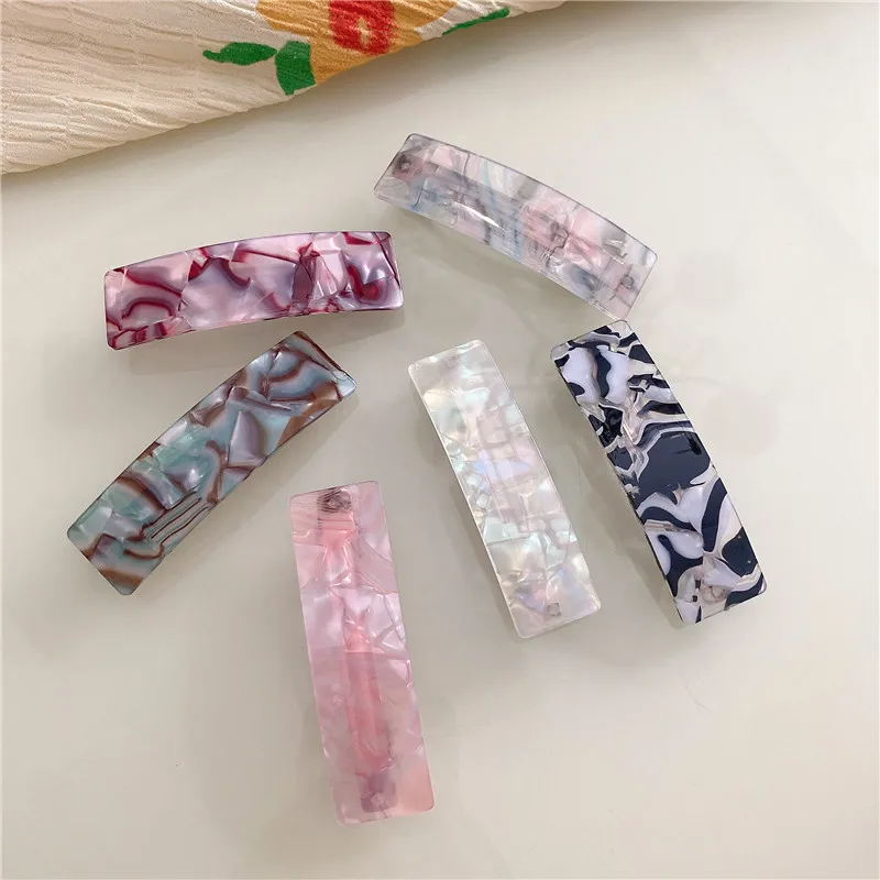 3D Retro Acetate Square Hair Clip Spring Clip Elegant French Minimalist Cool Style Hair Accessory
3D Retro Acetate Square Hair Clip Spring Clip Elegant French Minimalist Cool Style Hair Accessory