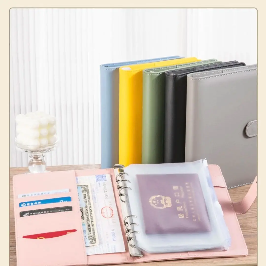 New A5 6-ring multi-functional family document storage set(Includes 10 zipper bags), one-stop storage of various documents
New A5 6-ring multi-functional family document storage set(Includes 10 zipper bags), one-stop storage of various documents