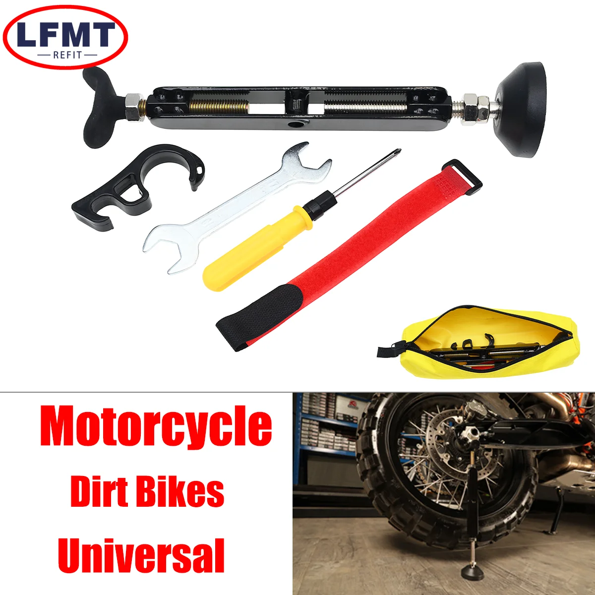 Motorcycle Portable Lift Stand Trail Stand Rear Wheel Emergency Side Stand kickstand For Honda CR CRF Yamaha YZ YZF Kawasaki Etc
Motorcycle Portable Lift Stand Trail Stand Rear Wheel Emergency Side Stand kickstand For Honda CR CRF Yamaha YZ YZF Kawasaki Etc