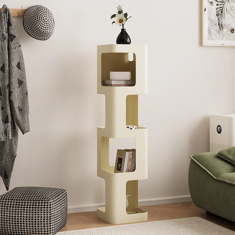 Cream Wind Bookshelf Floor Shelf Living Room Creative Wrought Iron Small Cabinet Bedroom Narrow Cabinet Children's Book Storage
Cream Wind Bookshelf Floor Shelf Living Room Creative Wrought Iron Small Cabinet Bedroom Narrow Cabinet Children's Book Storage