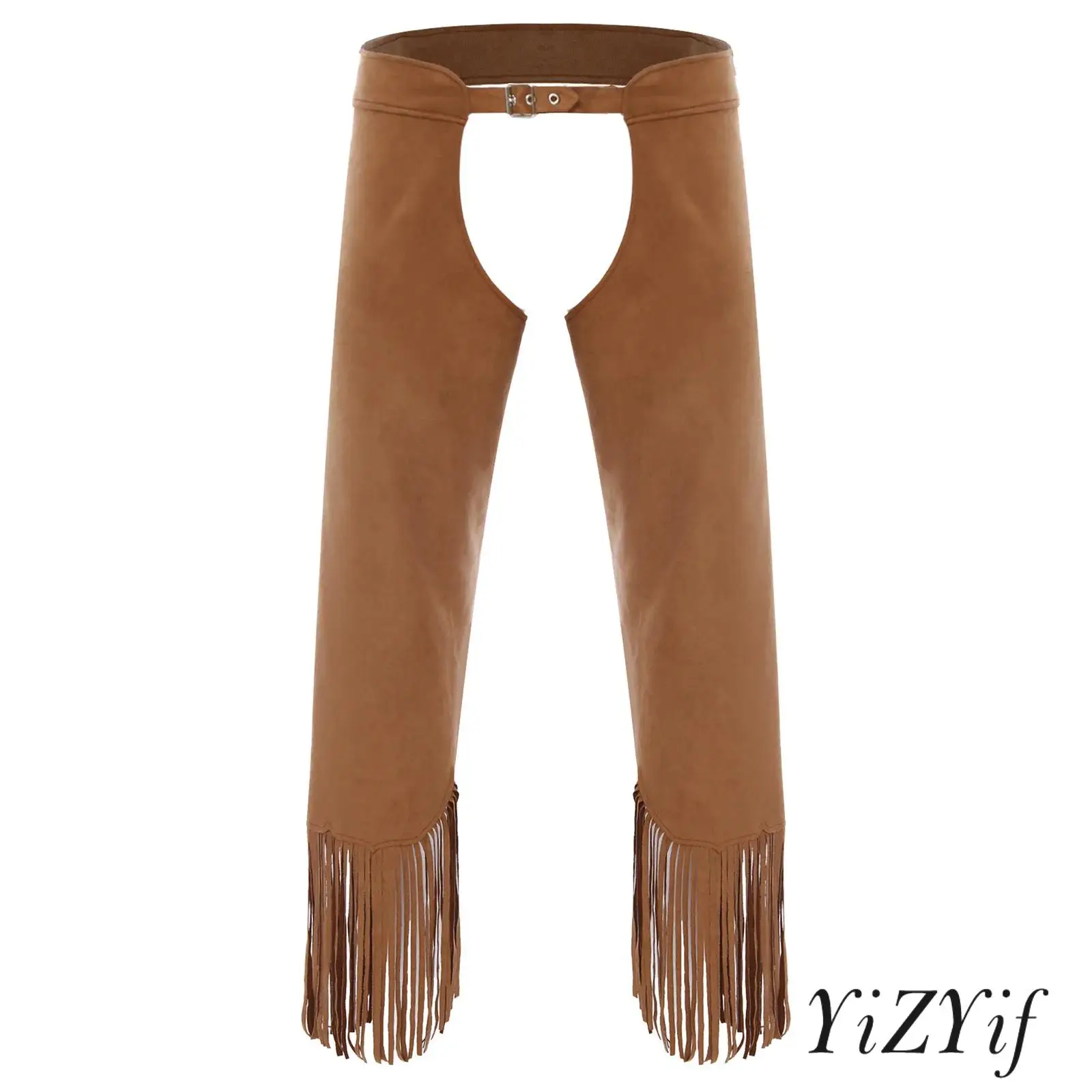 Womens Western Cowgirl Open Crotch Pants Layered Fringe Buttless Style Adjustable Buckles Western Motorcycle Pants for Halloween
Womens Western Cowgirl Open Crotch Pants Layered Fringe Buttless Style Adjustable Buckles Western Motorcycle Pants for Halloween