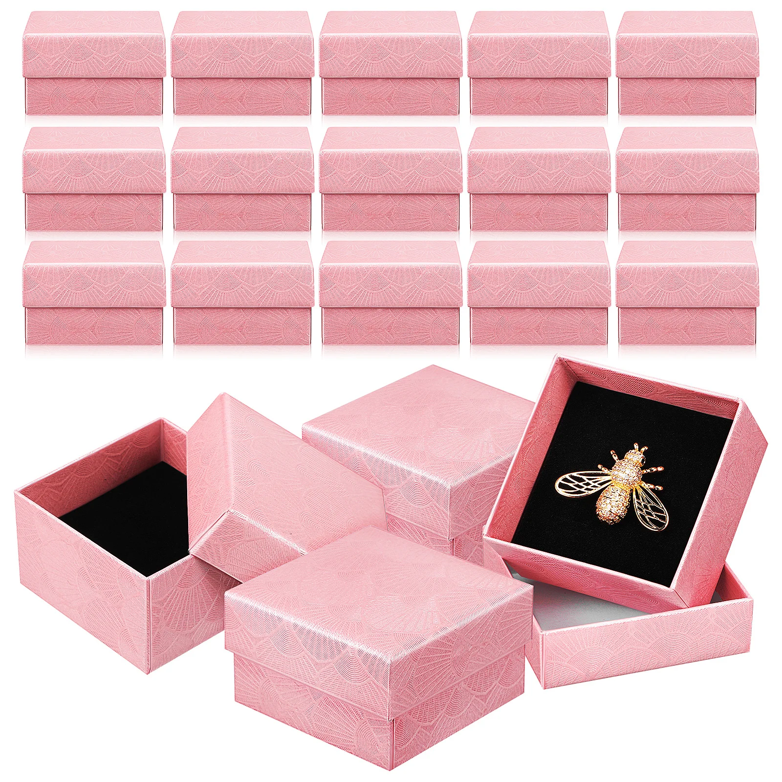 24 Pcs Boxes Jewelry Boxes for Rings Wedding Ring Box Storage ganizer Ring Jewelry Box Gift Wedding Display Case Holder
24 Pcs Boxes Jewelry Boxes for Rings Wedding Ring Box Storage ganizer Ring Jewelry Box Gift Wedding Display Case Holder