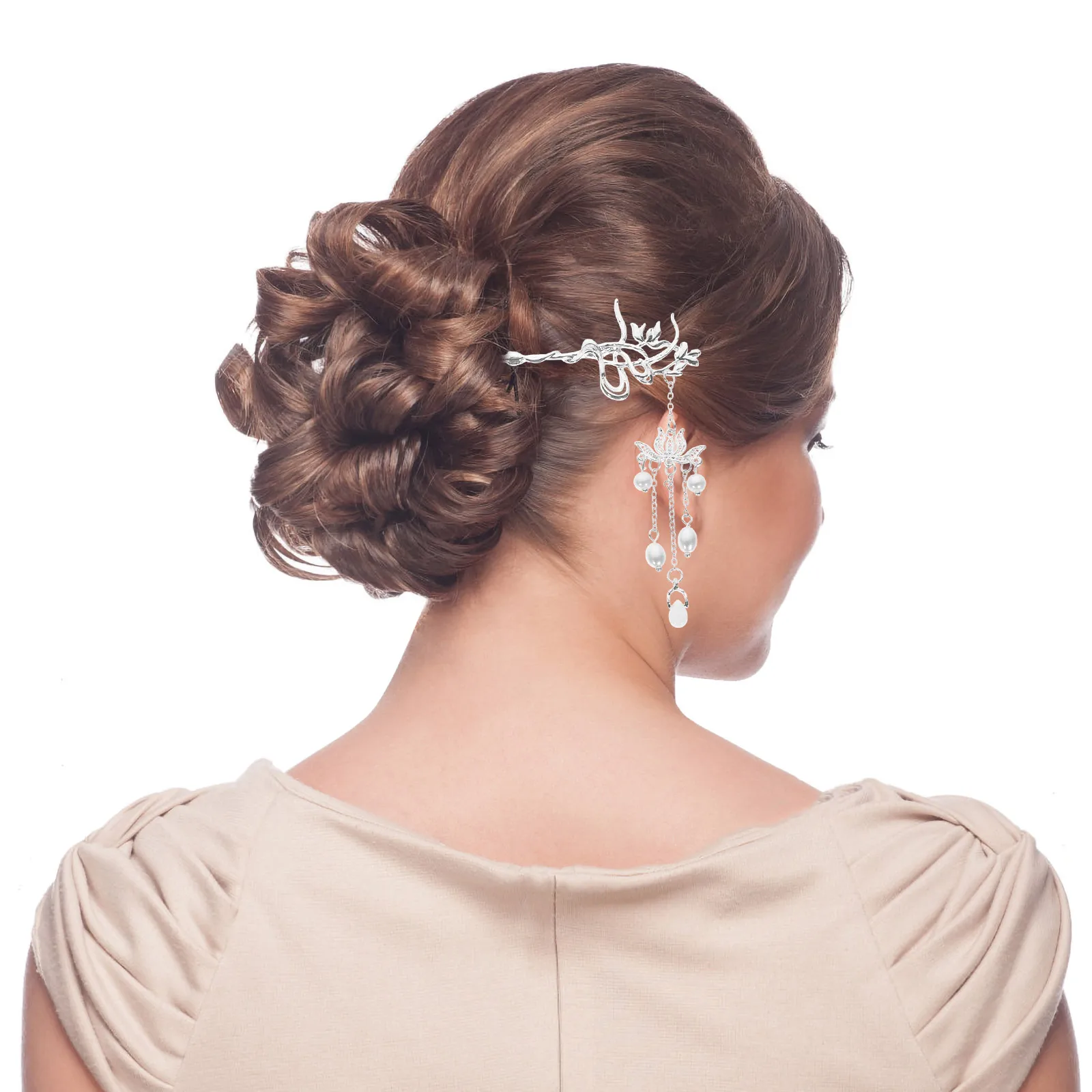 2pcs Pearl Lotus Hairpin Stick Silver Rhinestones Chinese Sticks Pins Hair Accessories Bun Long Hair Retro Charm
2pcs Pearl Lotus Hairpin Stick Silver Rhinestones Chinese Sticks Pins Hair Accessories Bun Long Hair Retro Charm