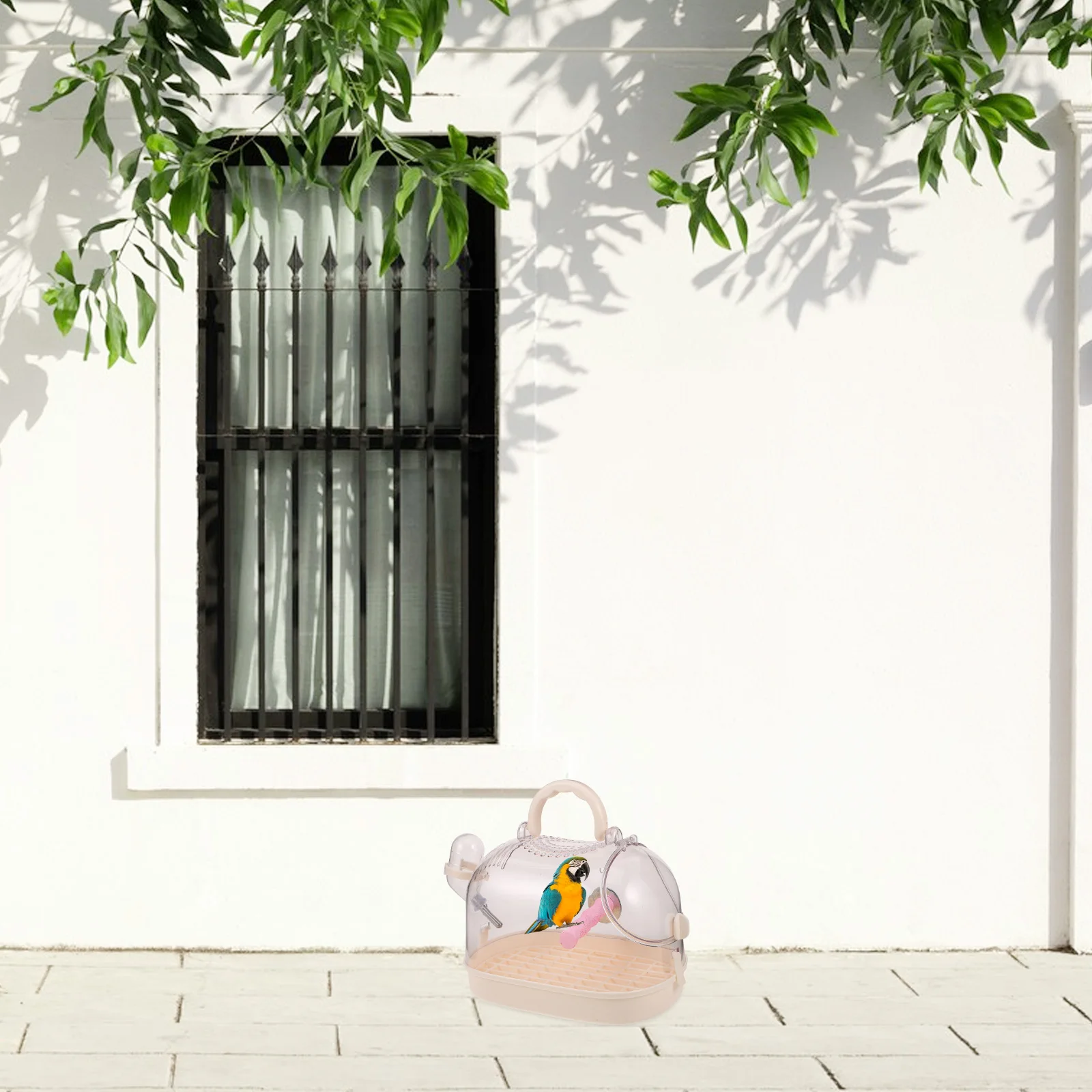 Portable Transparent Bird Travel Cage Carrier For Parrots Lovebirds Cockatiels Parakeets Removable Perch Food Container Spacious
Portable Transparent Bird Travel Cage Carrier For Parrots Lovebirds Cockatiels Parakeets Removable Perch Food Container Spacious