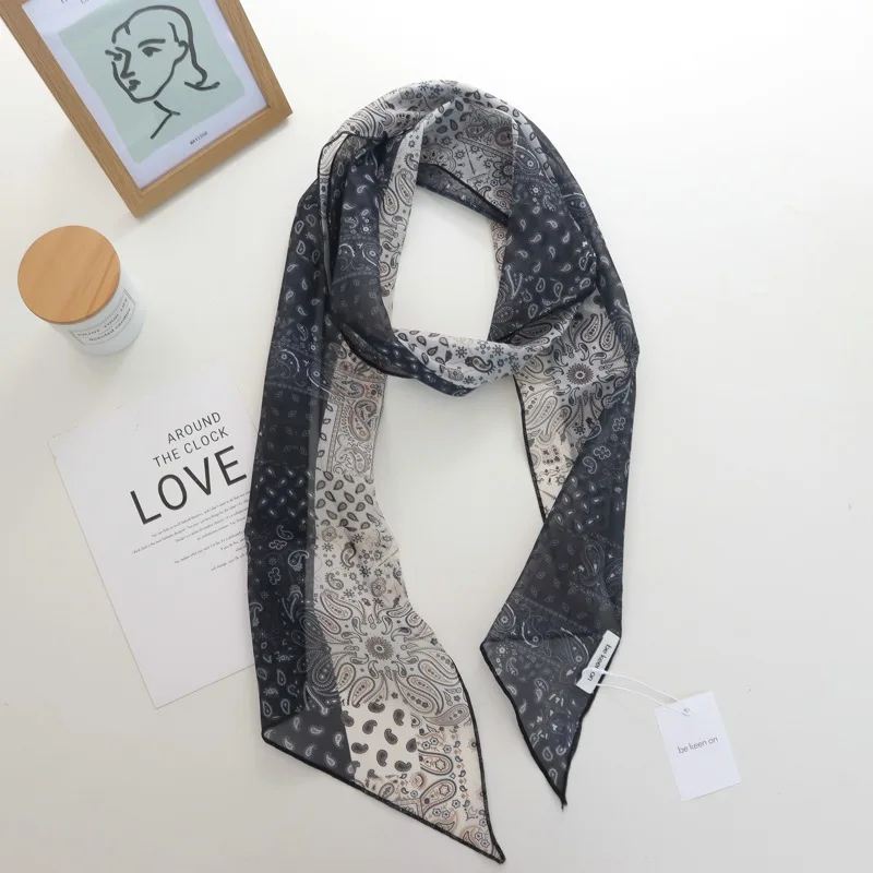 2025 Niche Personality Color Matching Long Silk Scarf Women's Trend All-Match Thin Scarves Lace-up Waist Ribbon Accessories
2025 Niche Personality Color Matching Long Silk Scarf Women's Trend All-Match Thin Scarves Lace-up Waist Ribbon Accessories