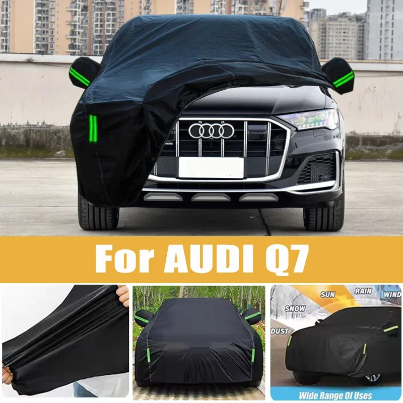For AUDI Q7 Full Car Cover Four Seasons Universal Outdoor Sun Anti UV Rain Snow Dust Protection Oxford Cloth Car Accessories
For AUDI Q7 Full Car Cover Four Seasons Universal Outdoor Sun Anti UV Rain Snow Dust Protection Oxford Cloth Car Accessories