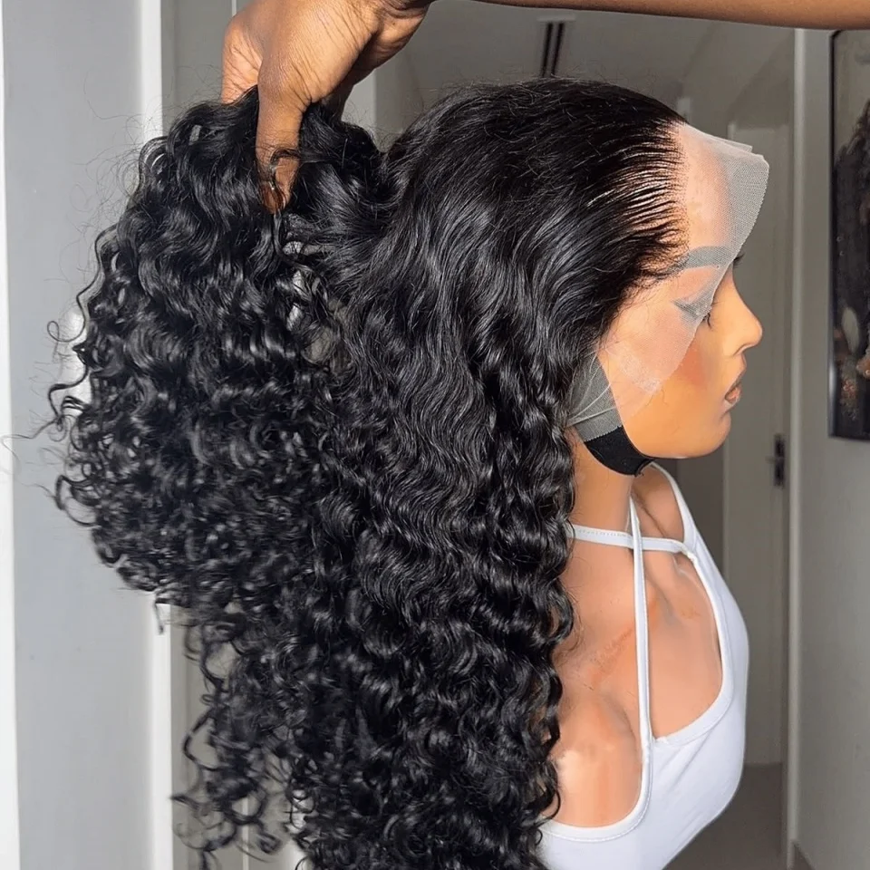 13x4 Deep Wave HD Lace Front Wigs Human Hair Brazilian Hair Pre Plucked 220 Density Deep Part Curly Wig for Women Water Wave Frontal Wigs Human Hair
13x4 Deep Wave HD Lace Front Wigs Human Hair Brazilian Hair Pre Plucked 220 Density Deep Part Curly Wig for Women Water Wave Frontal Wigs Human Hair