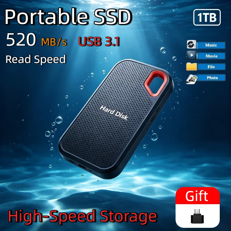 Solid State E61 2TB External Drive Ultra Lightweight Pocket Sized No Driver Plug and Play for Windows Mac Laptop Linux Supreme
Solid State E61 2TB External Drive Ultra Lightweight Pocket Sized No Driver Plug and Play for Windows Mac Laptop Linux Supreme