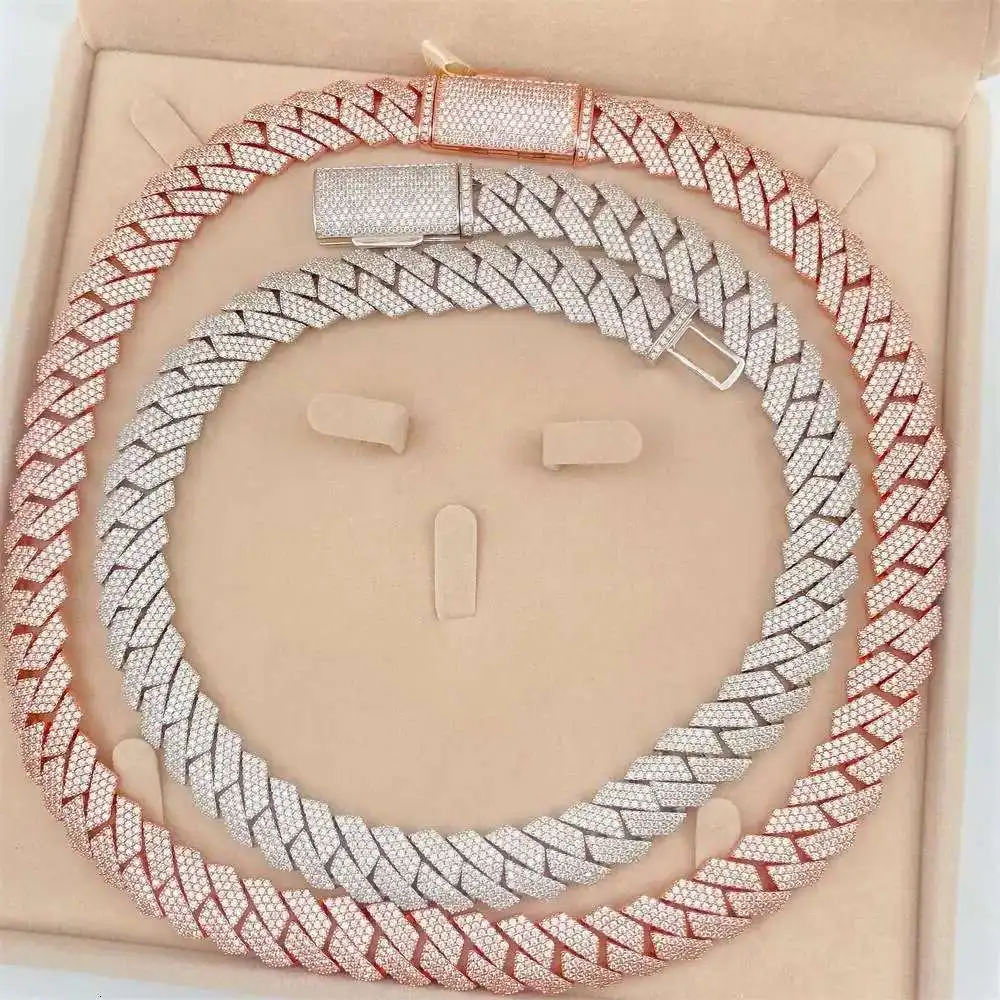 15mm 3rows S925 Silver Vvs Moissanite Cuban Necklace Link Chain Hiphop Bracelet
15mm 3rows S925 Silver Vvs Moissanite Cuban Necklace Link Chain Hiphop Bracelet