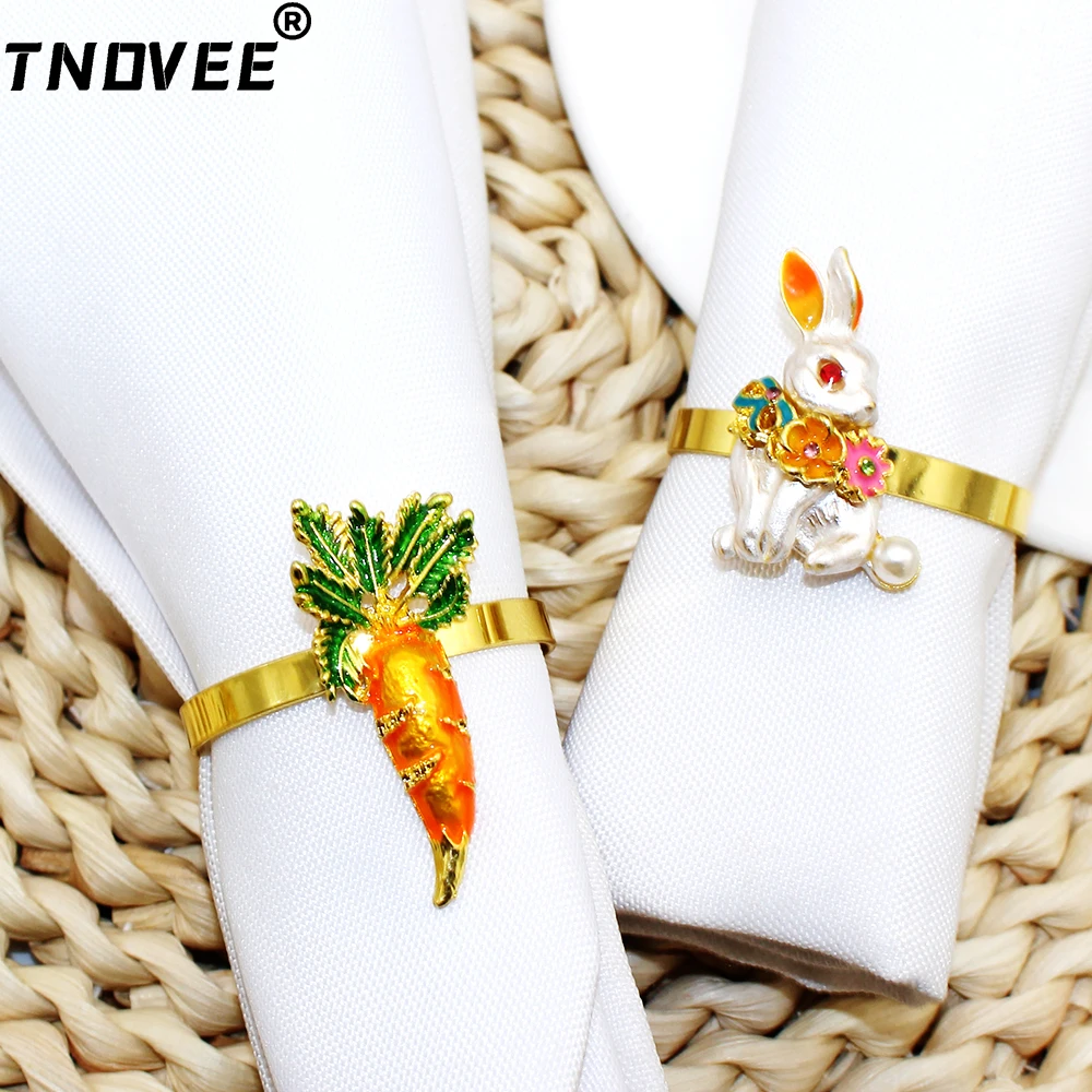 4Pcs Mixed Styles Easter Rabbits Napkin Rings Cute Bunny Napkin Holder for Easter Kitchen Dining Table Decoration Easter Gifts
4Pcs Mixed Styles Easter Rabbits Napkin Rings Cute Bunny Napkin Holder for Easter Kitchen Dining Table Decoration Easter Gifts
