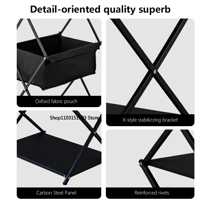 Camping New Storage Rack Three-Layer Shelf Folding Storage Rack For Outdoor Barbecue Storage Rack Multifunctional Shelf
Camping New Storage Rack Three-Layer Shelf Folding Storage Rack For Outdoor Barbecue Storage Rack Multifunctional Shelf