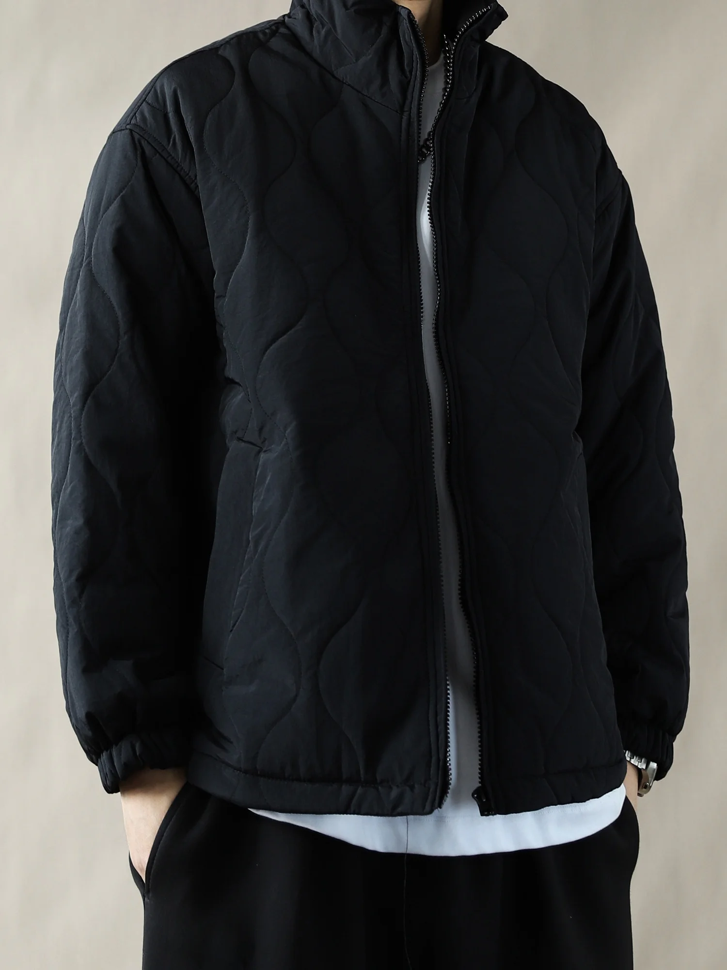 Мужская утепленная куртка с воротником в стиле ретро, свободного кроя, теплая, черная, из хлопка, верхняя одежда, зима 2025, простая, из нейлоновой ткани, для активного отдыха, молодежная
Мужская утепленная куртка с воротником в стиле ретро, свободного кроя, теплая, черная, из хлопка, верхняя одежда, зима 2025, простая, из нейлоновой ткани, для активного отдыха, молодежная