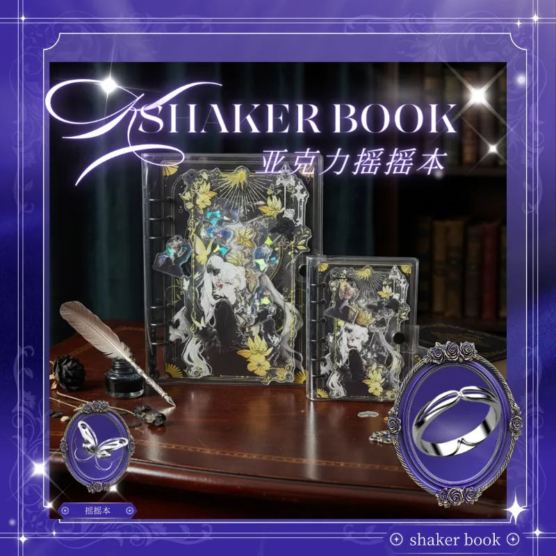 A5 A7 Acrylic shaker book beautiful girl anime handbook diary sketch loose-leaf book student cute stationery friend kawaii gift
A5 A7 Acrylic shaker book beautiful girl anime handbook diary sketch loose-leaf book student cute stationery friend kawaii gift