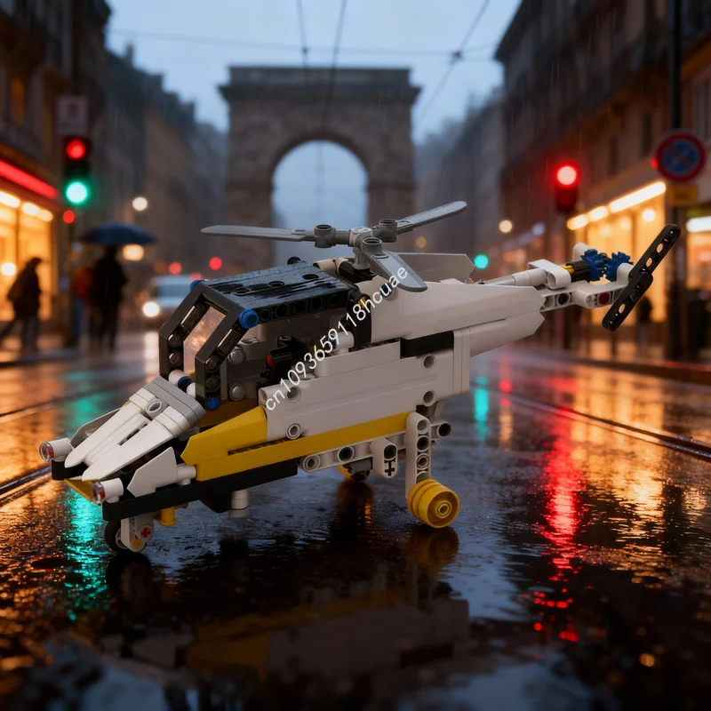 302 детали MOC: Альтернативная техническая модель вертолета, конструктор, архитектурный набор, рождественский подарок, игрушка DIY, креативный конструктор из кирпичиков
302 детали MOC: Альтернативная техническая модель вертолета, конструктор, архитектурный набор, рождественский подарок, игрушка DIY, креативный конструктор из кирпичиков