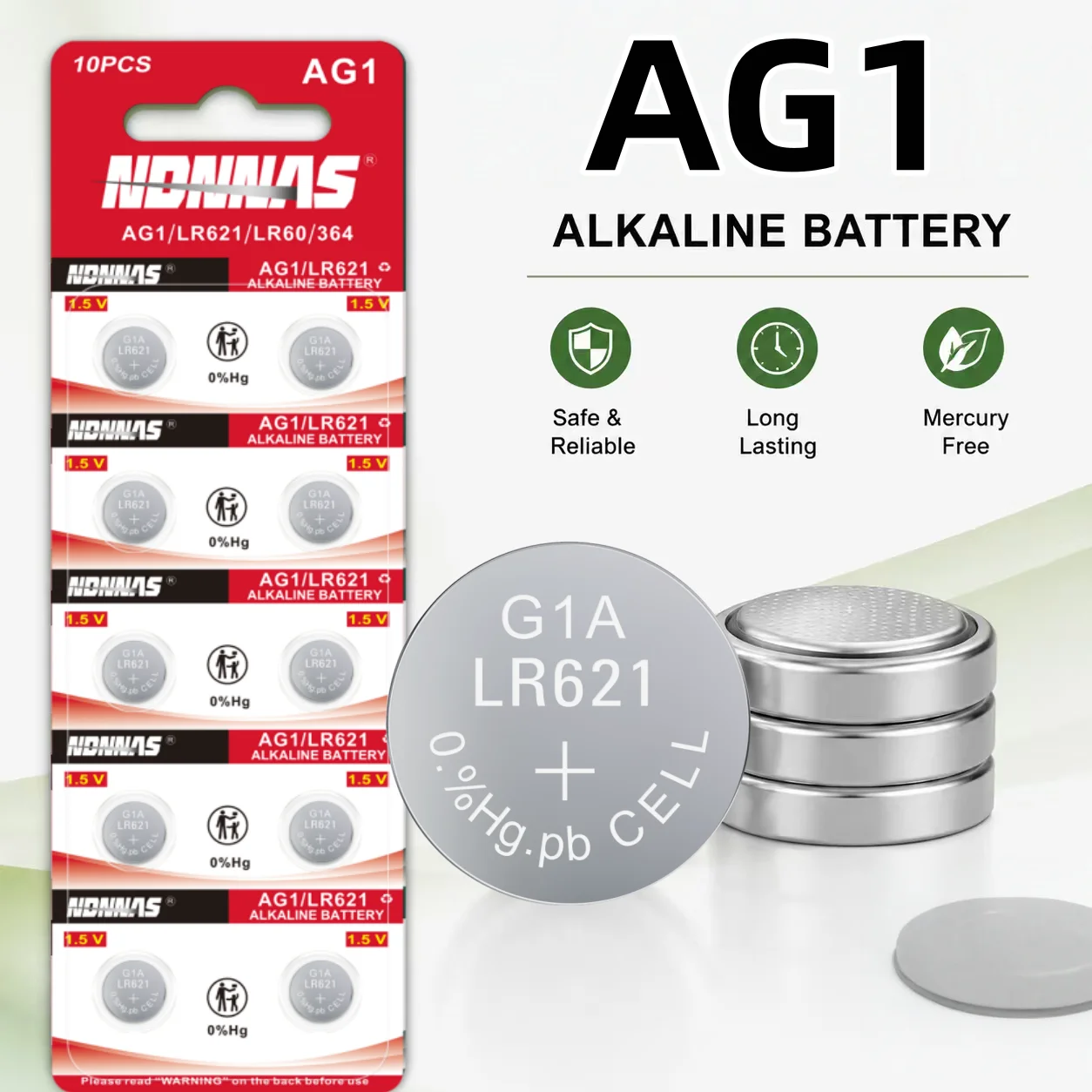 50-200pcs Pack AG1 LR621 Battery 1.5V Alkaline Coin Cell 364 LR60 for Watches Calculators Toys Mercury Free High Capacity
50-200pcs Pack AG1 LR621 Battery 1.5V Alkaline Coin Cell 364 LR60 for Watches Calculators Toys Mercury Free High Capacity