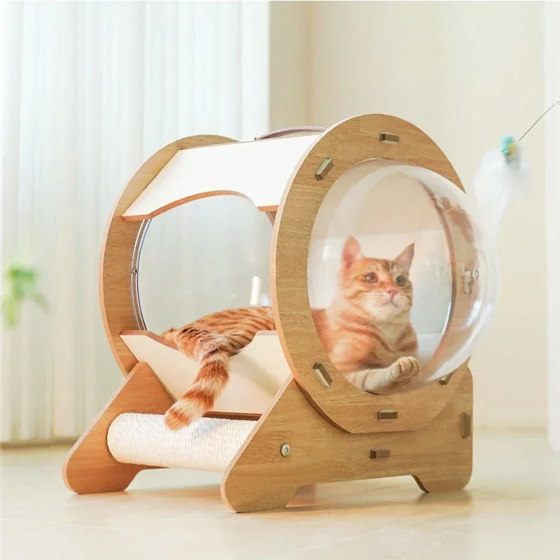 Circular Capsule Nest 360 ° No Dead Angles Double Sided Spacecraft Bed Pet Furniture Portable Cat Carrying Cat House
Circular Capsule Nest 360 ° No Dead Angles Double Sided Spacecraft Bed Pet Furniture Portable Cat Carrying Cat House