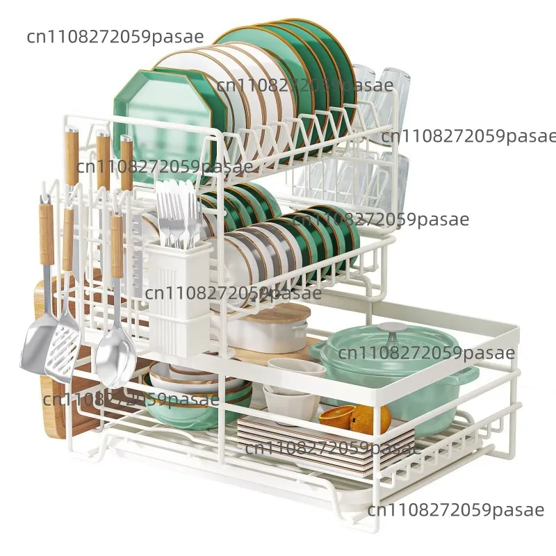Drain bowl rack Kitchen bowl storage rack Countertop Multifunctional double-layer storage rack
Drain bowl rack Kitchen bowl storage rack Countertop Multifunctional double-layer storage rack