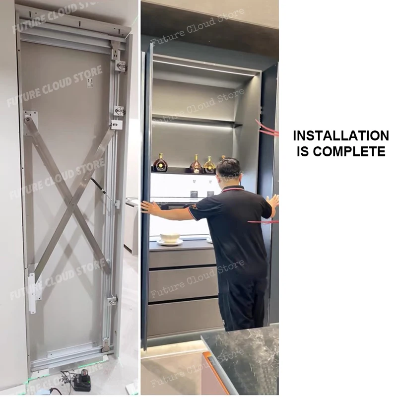 Pocket Door Sliding Kitchen Cabinet Pocket Door Sliding System with Door Hardware
Pocket Door Sliding Kitchen Cabinet Pocket Door Sliding System with Door Hardware