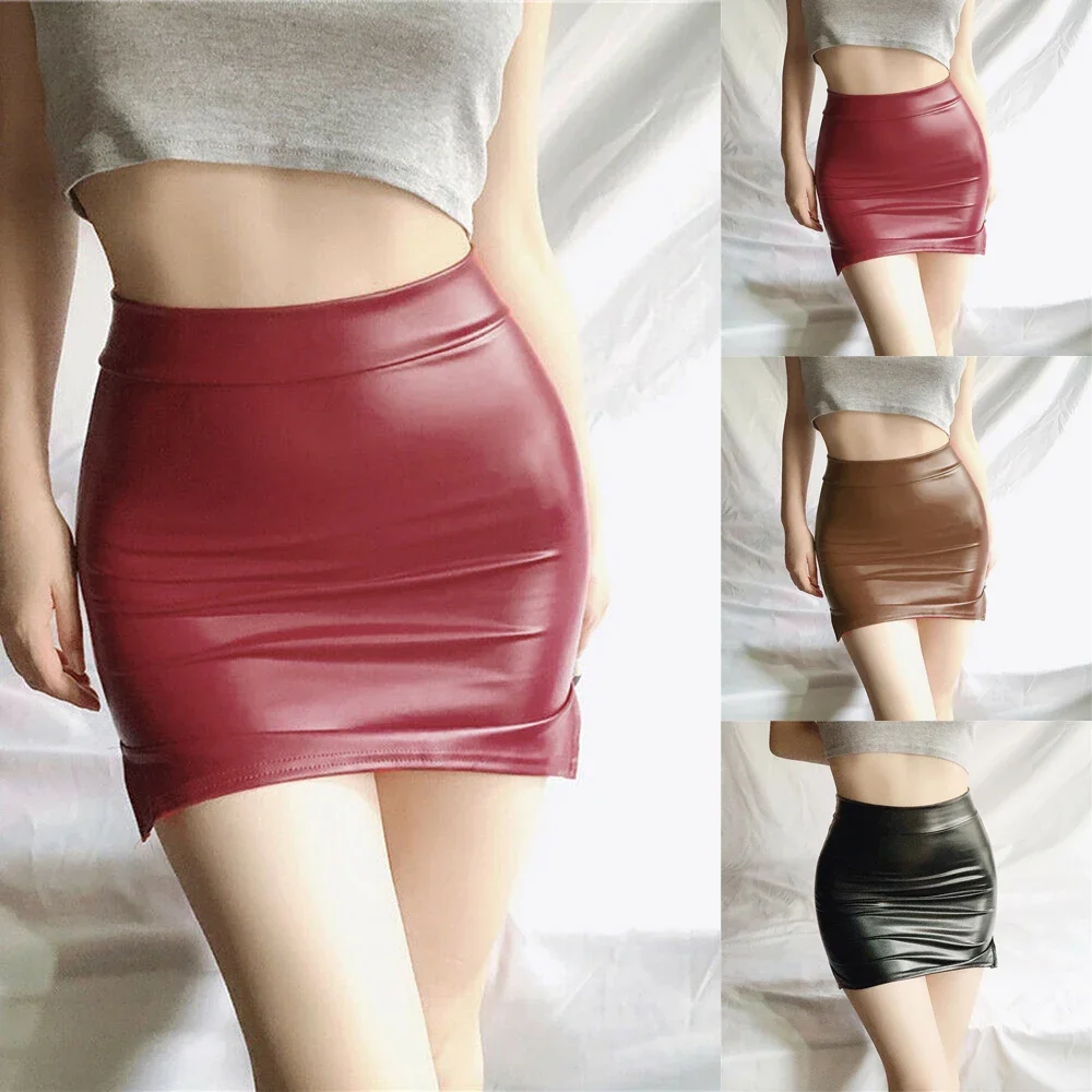 1PC Women Ladies PU Leather High Waist Tight Zip Stretch Skirt Dress Skirts Slim Fit Red/black/brown
1PC Women Ladies PU Leather High Waist Tight Zip Stretch Skirt Dress Skirts Slim Fit Red/black/brown