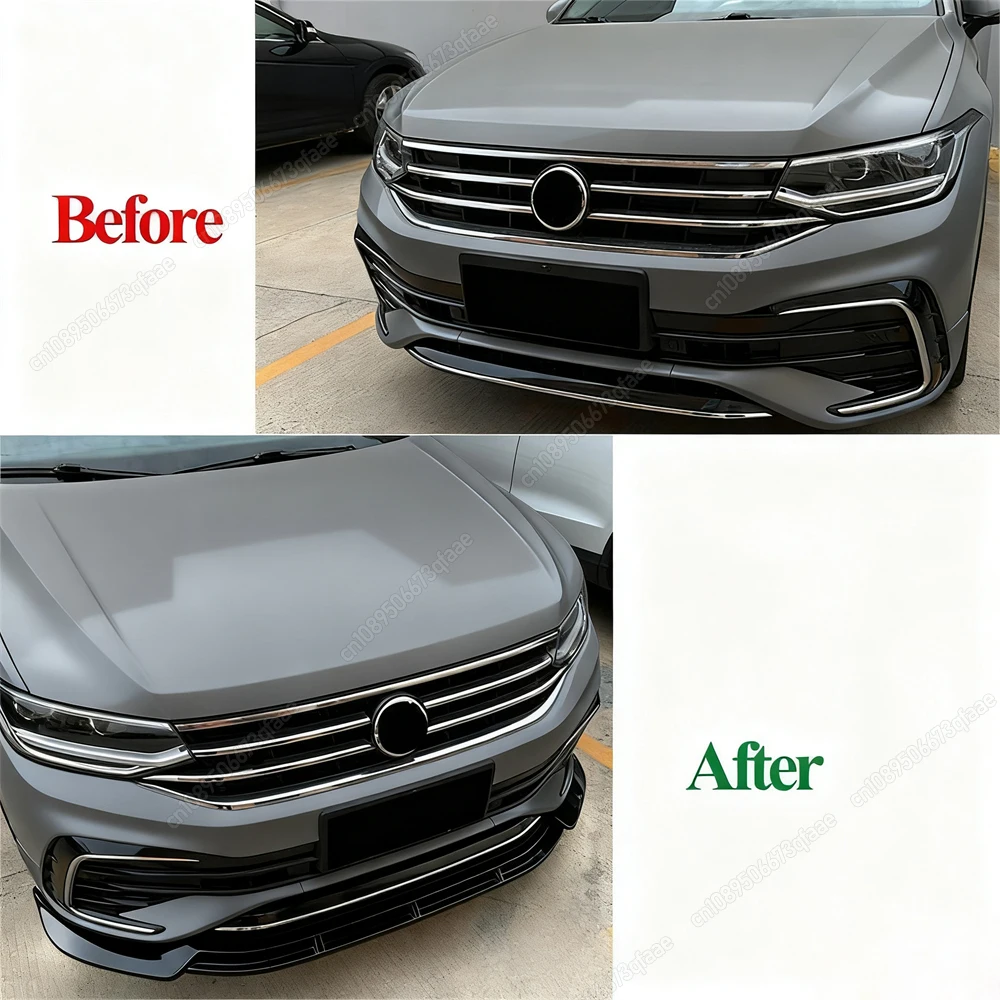For Volkswagen VW Tiguan MK2 Rline 2021-2023 3Pcs Car Front Bumper Lip Spoiler Splitter Diffuser ABS Gloss Black Bodykits Tuning
For Volkswagen VW Tiguan MK2 Rline 2021-2023 3Pcs Car Front Bumper Lip Spoiler Splitter Diffuser ABS Gloss Black Bodykits Tuning