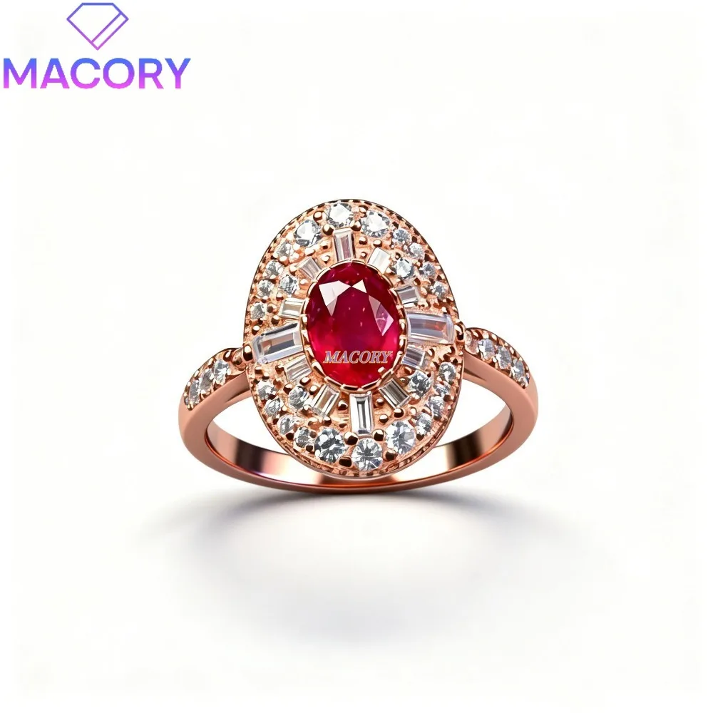 Ruby ring 925 silver luxurious delicate classic wedding women gemstone ring Christmas Valentine's Day gift luxury jewellery
Ruby ring 925 silver luxurious delicate classic wedding women gemstone ring Christmas Valentine's Day gift luxury jewellery