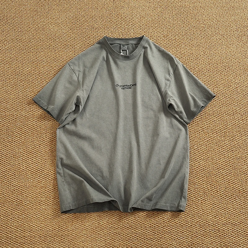 Винтажная мужская футболка с короткими рукавами Dirty Distressed Grease Washed — летняя футболка большого размера из плотного хлопка, большие размеры 4XL
Винтажная мужская футболка с короткими рукавами Dirty Distressed Grease Washed — летняя футболка большого размера из плотного хлопка, большие размеры 4XL
