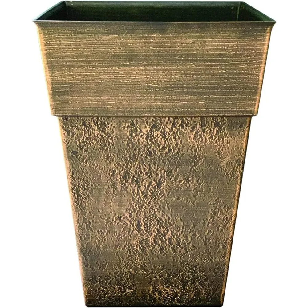 Tall Square Planter - Decorative Indoor Outdoor Plant Pot for Front Porch, Deck, Patio and Home
Tall Square Planter - Decorative Indoor Outdoor Plant Pot for Front Porch, Deck, Patio and Home