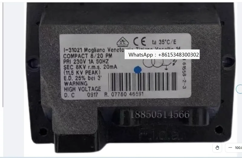 Transformer 1 * 8KV 2 * 5KV Original COMPACT8/20CM 8/30PM10/30CM
Transformer 1 * 8KV 2 * 5KV Original COMPACT8/20CM 8/30PM10/30CM