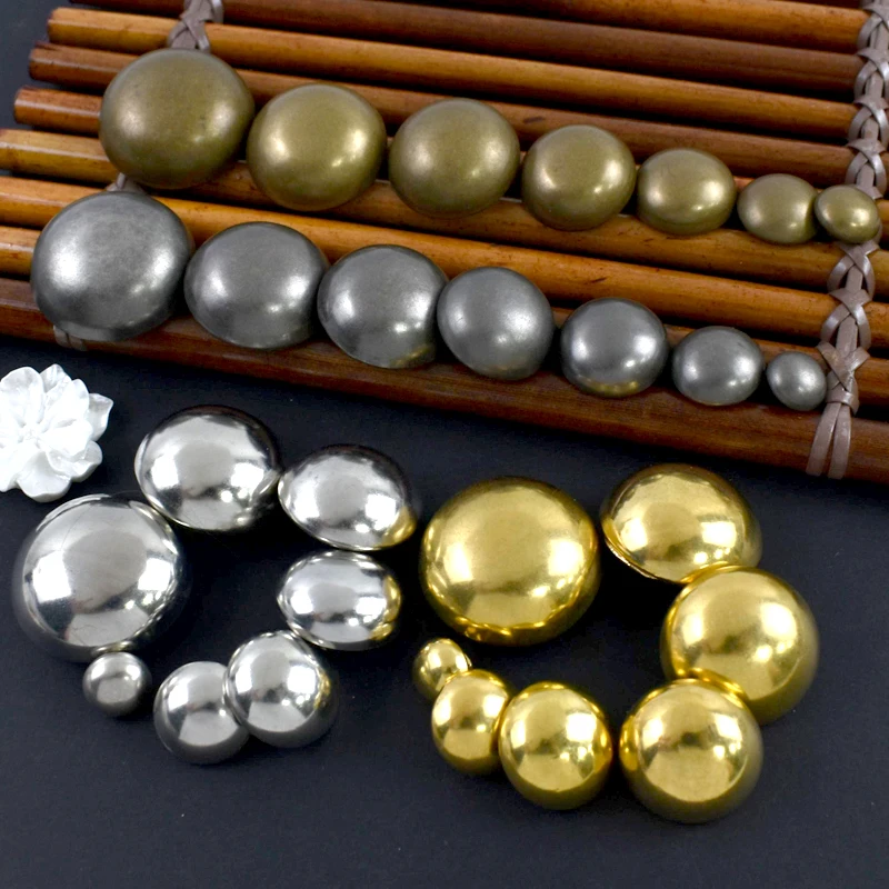 50Pcs 10-28mm Brass Golden Metal Button for Clothes Decorative Buttons Coat Round Mushroom Shank Buckle DIY Sewing Accessories
50Pcs 10-28mm Brass Golden Metal Button for Clothes Decorative Buttons Coat Round Mushroom Shank Buckle DIY Sewing Accessories
