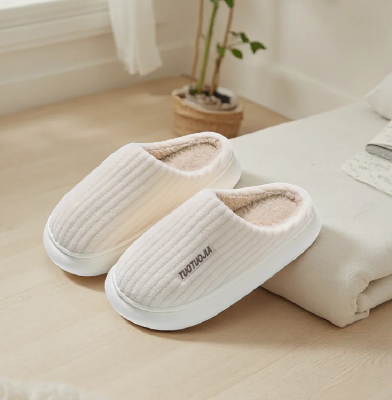 Unisex Winter Indoor Slippers Women's Cozy Striped Corduroy House Shoes Woman Plush Warm Home Slides Room Slippers Couple Gift
Unisex Winter Indoor Slippers Women's Cozy Striped Corduroy House Shoes Woman Plush Warm Home Slides Room Slippers Couple Gift