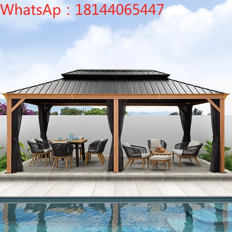 Customized pavilion, outdoor courtyard villa, new Chinese aluminum alloy pavilion, outdoor four corner tent, garden sunshade
Customized pavilion, outdoor courtyard villa, new Chinese aluminum alloy pavilion, outdoor four corner tent, garden sunshade