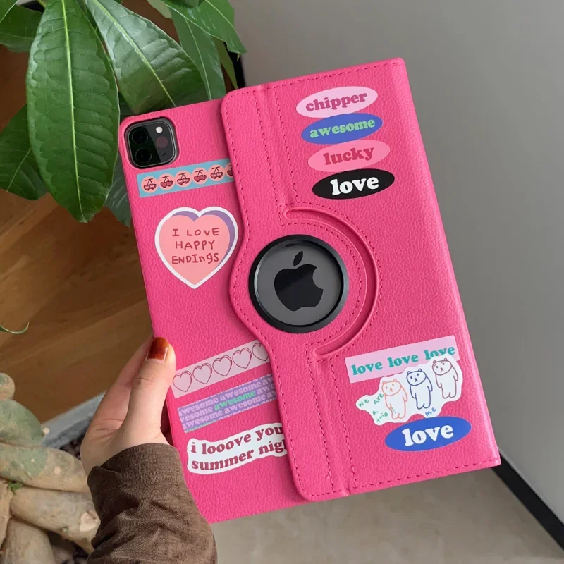 Case for iPad Pro 12.9 iPad Cover 2015/2017/2018/2020/2021/2022 360 Rotating Case iPad Pro 3rd 4th 5th Gen 11"inch Funda+Sticker
Case for iPad Pro 12.9 iPad Cover 2015/2017/2018/2020/2021/2022 360 Rotating Case iPad Pro 3rd 4th 5th Gen 11"inch Funda+Sticker