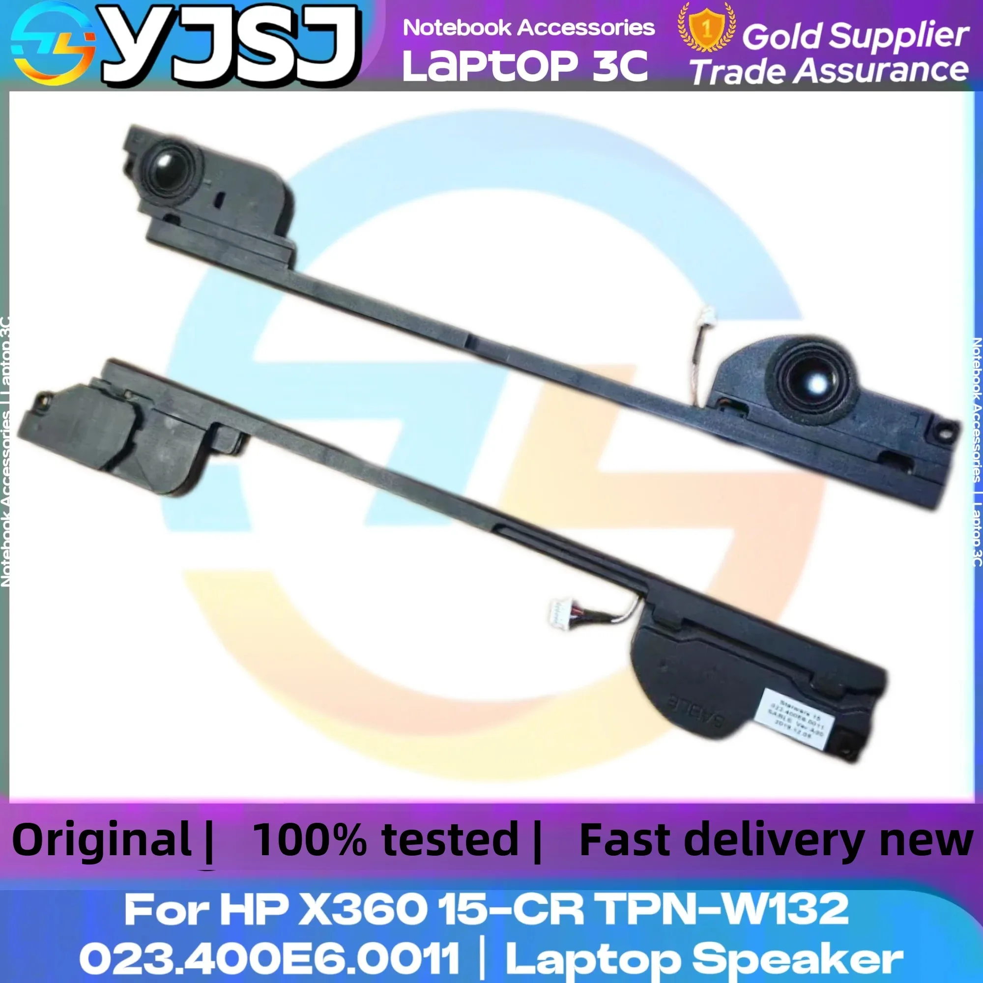 New GENUINE Original Laptop Speaker HP Pavilion X360 15-CR TPN-W132 built-in horn audio speaker 023.400E6.0011 L20835-001
New GENUINE Original Laptop Speaker HP Pavilion X360 15-CR TPN-W132 built-in horn audio speaker 023.400E6.0011 L20835-001