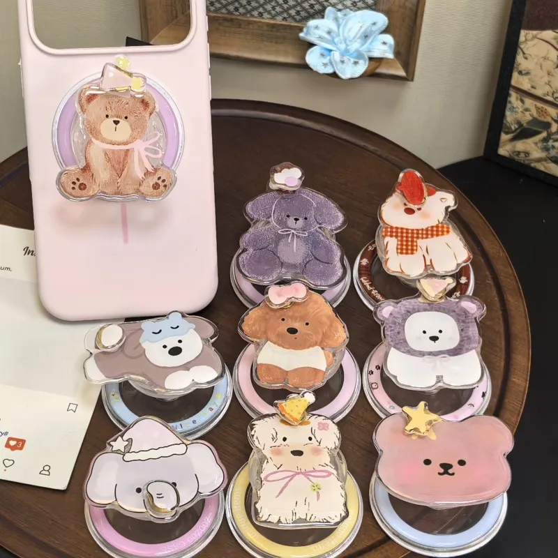 Cute Bear For Magnetic Phone Stand 360° Rotating MagSafe Holder Adorable Animal Grip for iPhone 17 16 Pro Max For Samsung Galaxy
Cute Bear For Magnetic Phone Stand 360° Rotating MagSafe Holder Adorable Animal Grip for iPhone 17 16 Pro Max For Samsung Galaxy