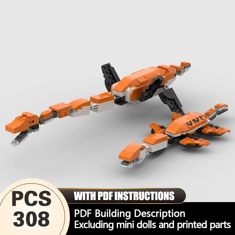 Creators Animal Series Model MOC Building Bricks Thalassomedon And Serpentisuchops Modular Technology Gifts Assemble Toys Suit
Creators Animal Series Model MOC Building Bricks Thalassomedon And Serpentisuchops Modular Technology Gifts Assemble Toys Suit