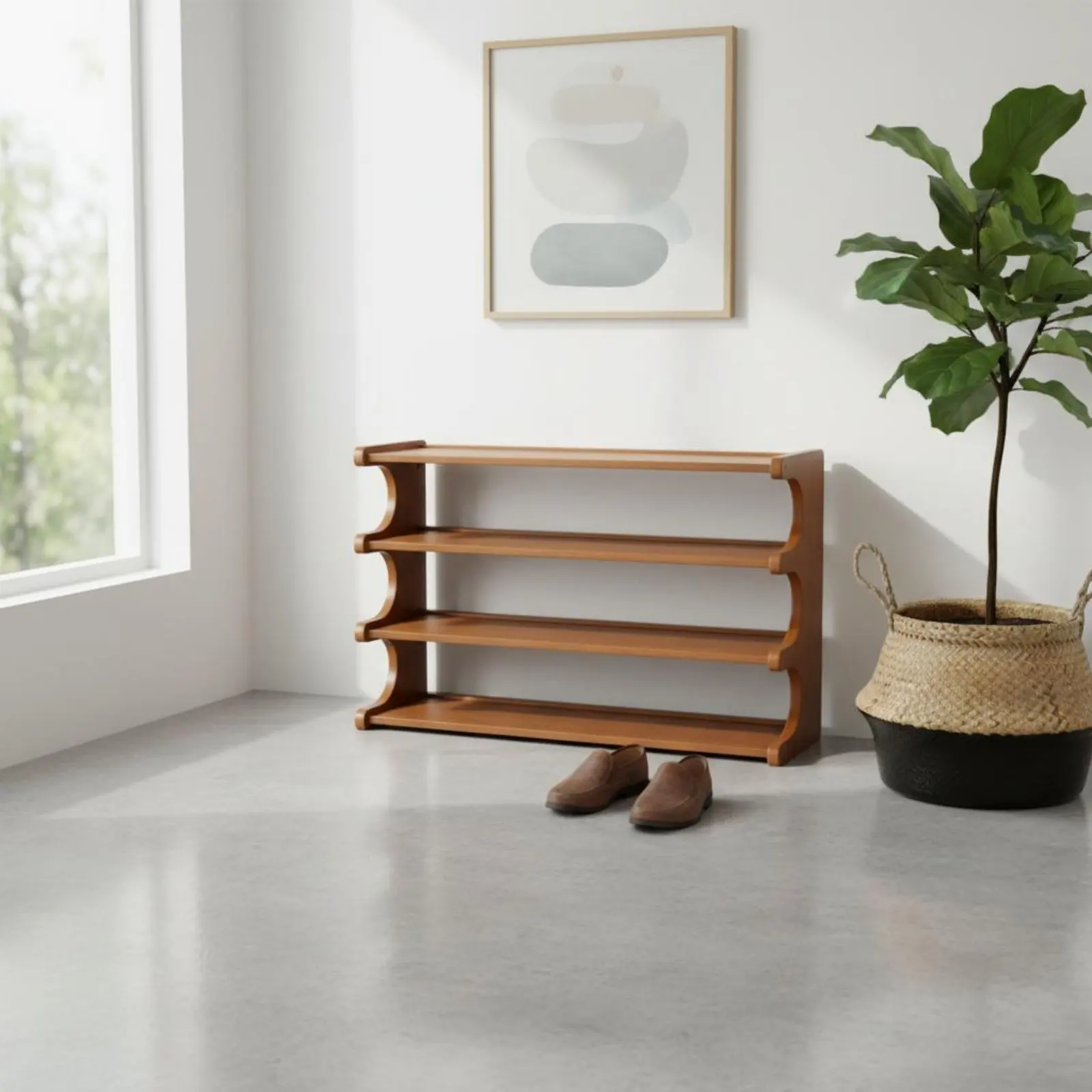 Bamboo Shoe Rack Space Saving Multi-Tier Shoe Rack Sturdy Duty Sleek Finish for Entryway, Closet
Bamboo Shoe Rack Space Saving Multi-Tier Shoe Rack Sturdy Duty Sleek Finish for Entryway, Closet