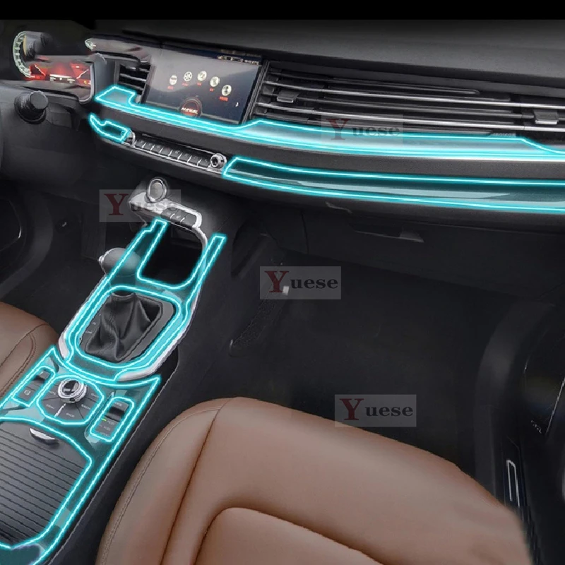For GWM Haval H6 2017-2021 Car Interior Center Console Transparent TPU Protective Film Anti-scratch Sticker
For GWM Haval H6 2017-2021 Car Interior Center Console Transparent TPU Protective Film Anti-scratch Sticker
