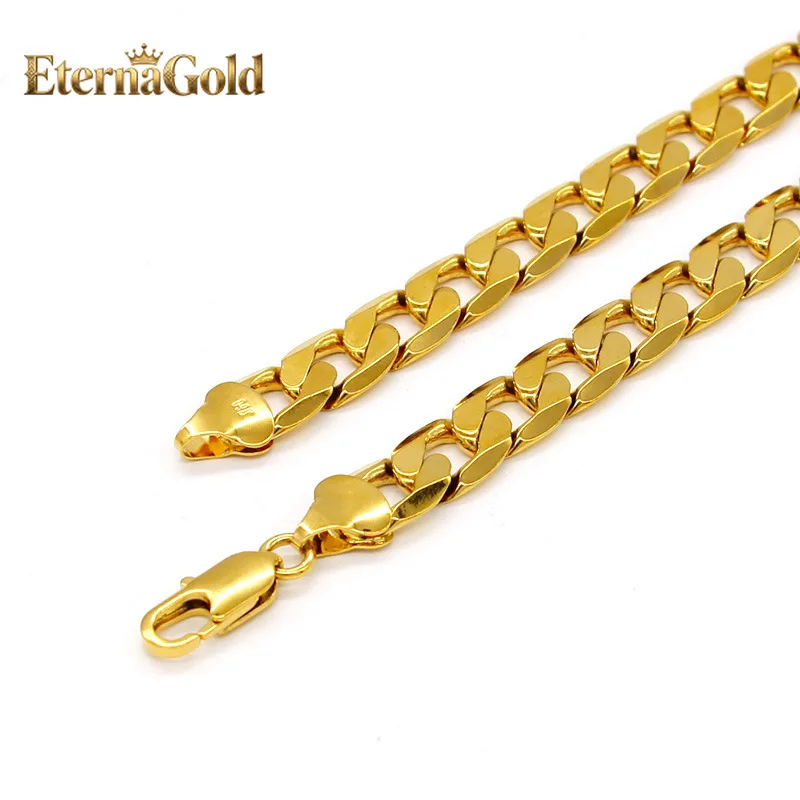 EternaGold Luxury 24K 9999 Pure Gold real gold Men's Women's Cuban Chain Necklace
EternaGold Luxury 24K 9999 Pure Gold real gold Men's Women's Cuban Chain Necklace