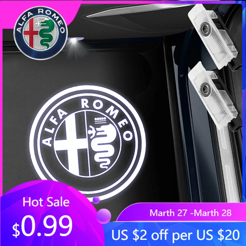 For Alfa Romeo 2pcs LED Car Door Welcome Light Laser Projector Logo Ghost shadow For Alfa Romeo 147 156 159 Giulietta Giulia Mit
For Alfa Romeo 2pcs LED Car Door Welcome Light Laser Projector Logo Ghost shadow For Alfa Romeo 147 156 159 Giulietta Giulia Mit