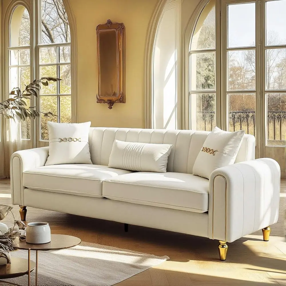 Luxurious Oversized Velvet 3-Seater Sofa with 3 Pillows for Living Room, Bedroom, or Office
Luxurious Oversized Velvet 3-Seater Sofa with 3 Pillows for Living Room, Bedroom, or Office