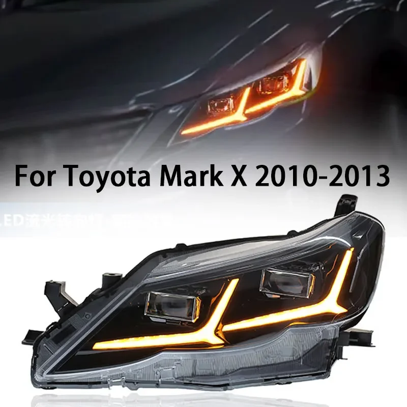 Стайлинг автомобиля для фар Toyota Mark X 2010-2012 Reiz, светодиодные фары, светодиодные DRL, анимационные биксеноновые фары, автоаксессуары
Стайлинг автомобиля для фар Toyota Mark X 2010-2012 Reiz, светодиодные фары, светодиодные DRL, анимационные биксеноновые фары, автоаксессуары